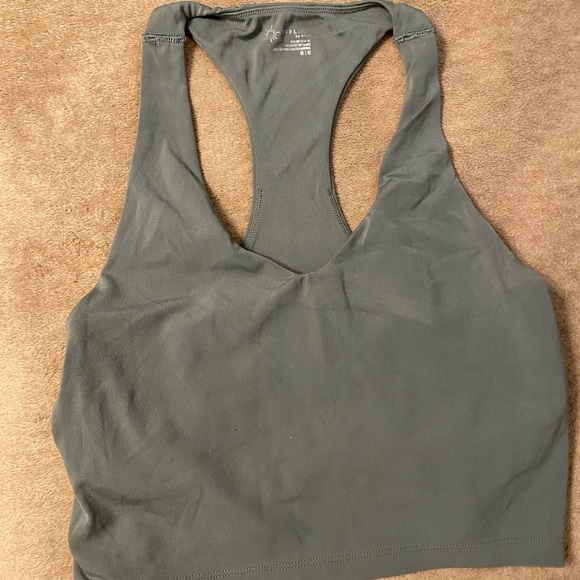 Aerie Olive Green Crop Top bundle. 5 tops - Picture 2 of 15